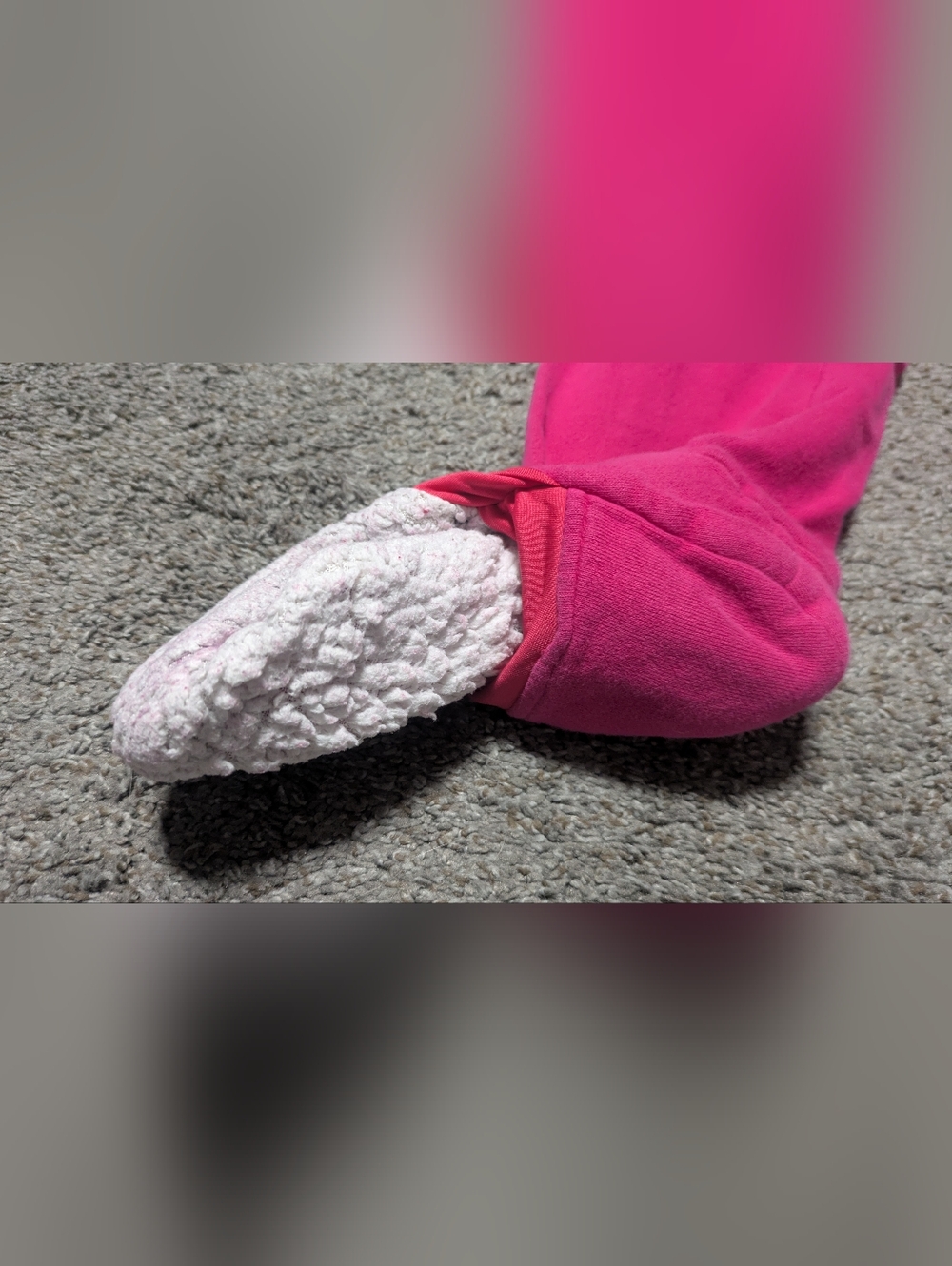 Adult Footed Pants - Hot Pink - Picture 4 of 9